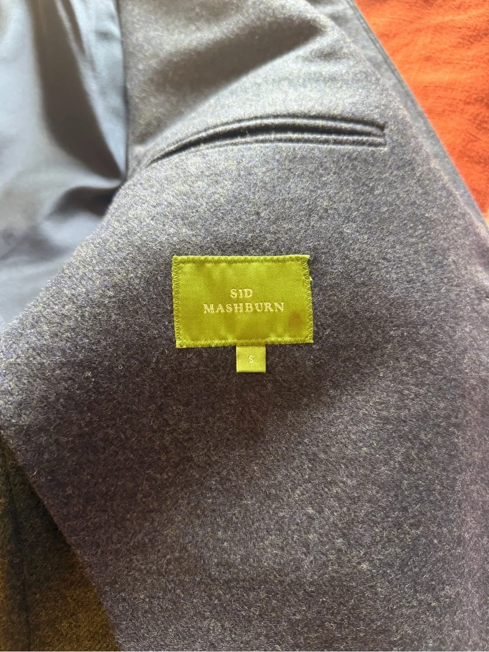 NWT Sid Mashburn Tyrolean Wool Jacket in Navy, Men’s Size Small